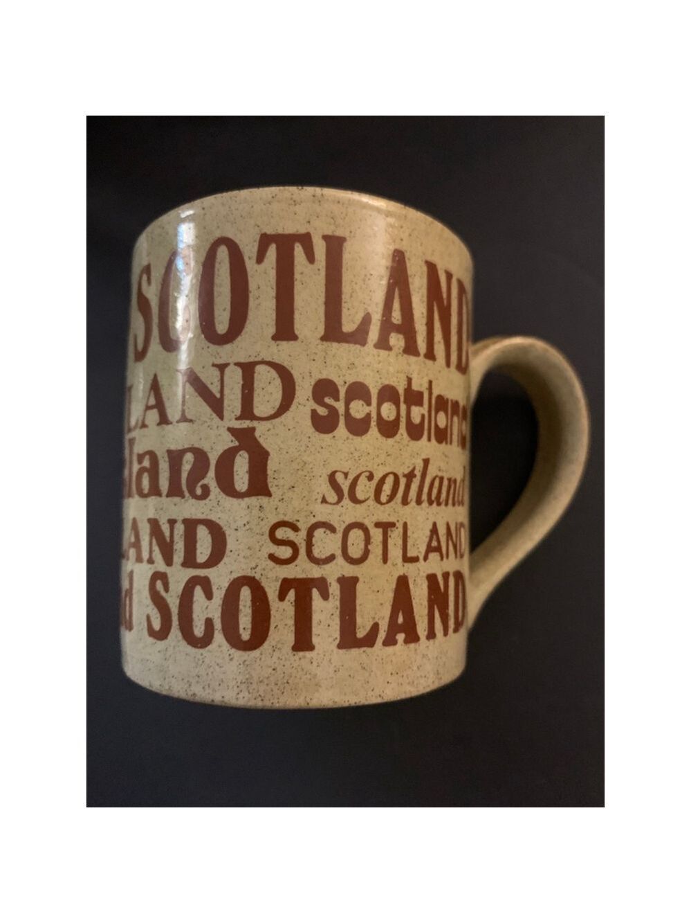 Scotland Souvenir Mug One Size Beige Brown